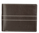 TataCliq – Teakwood Leathers Coffee Brown Stitched Bi-Fold Wallet @ Rs. 999