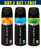 Snapdeal- Buy 2 Get 1 Free Park Avenue Body Deo at just Rs.390