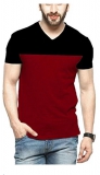 Amazon- Get Veirdo 137 Men’s Cotton T-Shirt Black Maroon Casual T-Shirt at only Rs.350