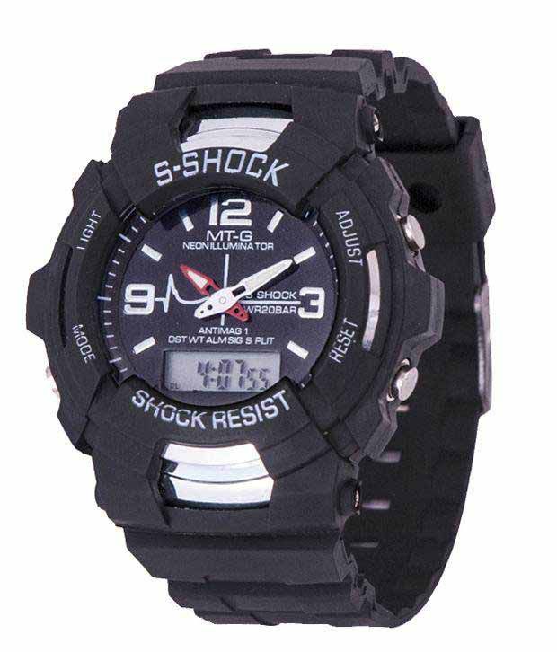 Mt-G Black Analog-Digital Sports Watch at Rs. 259