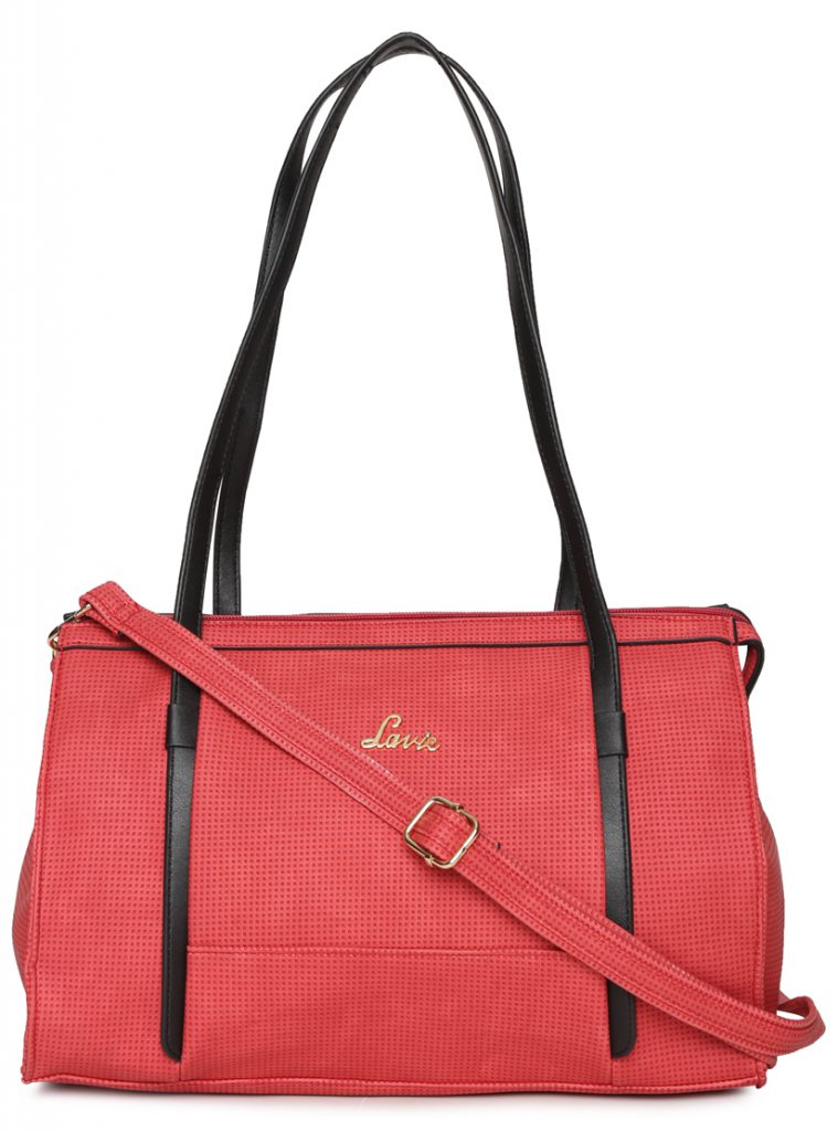 Myntra- Lavie Red Self Design Shoulder Bag @ Rs. 1047