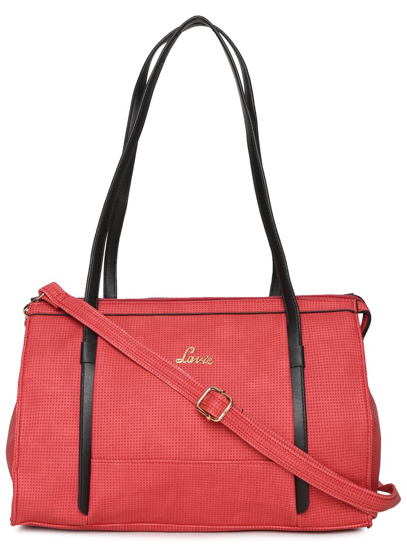 Myntra- Lavie Red Self Design Shoulder Bag @ Rs. 1047