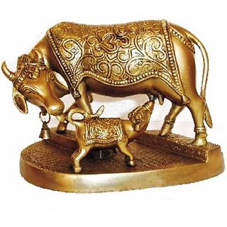 Brass Nandi Cow