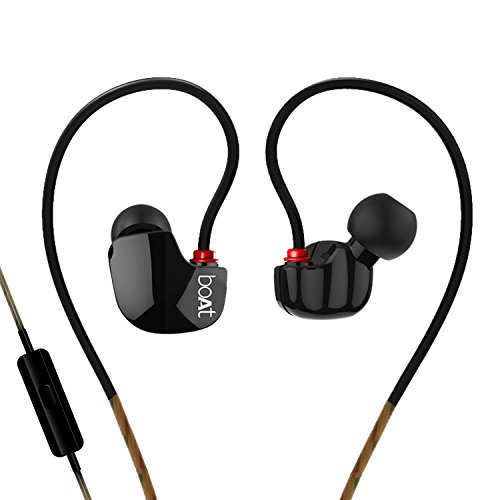 Amazon-Get  Boat Nirvanaa UNO in-Ear Earphones with Mic (Black) at Only Rs.749
