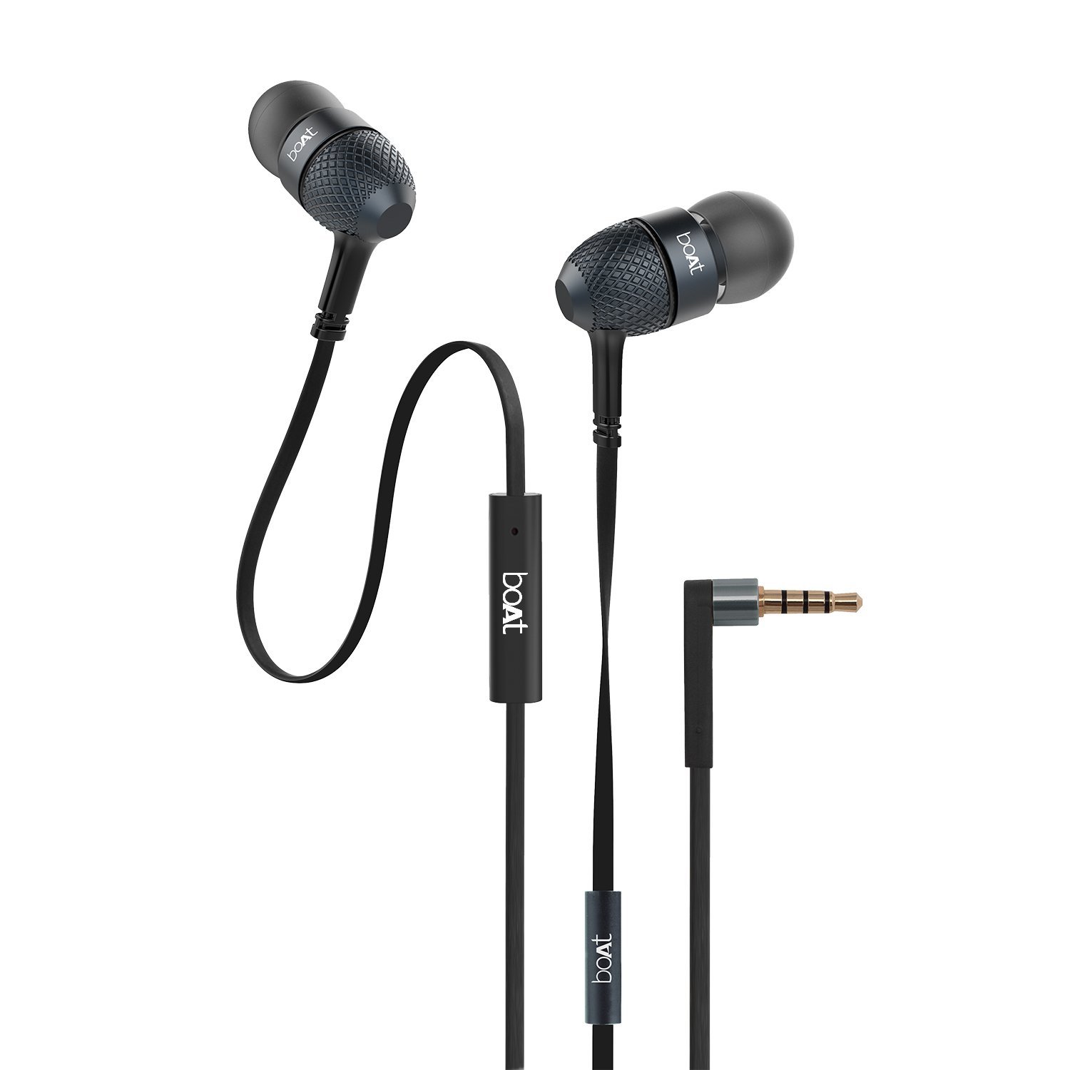 Amazon Offers – Boat BassHeads 225 in-Ear Super Extra Bass Headphones (Black) @ Rs. 549