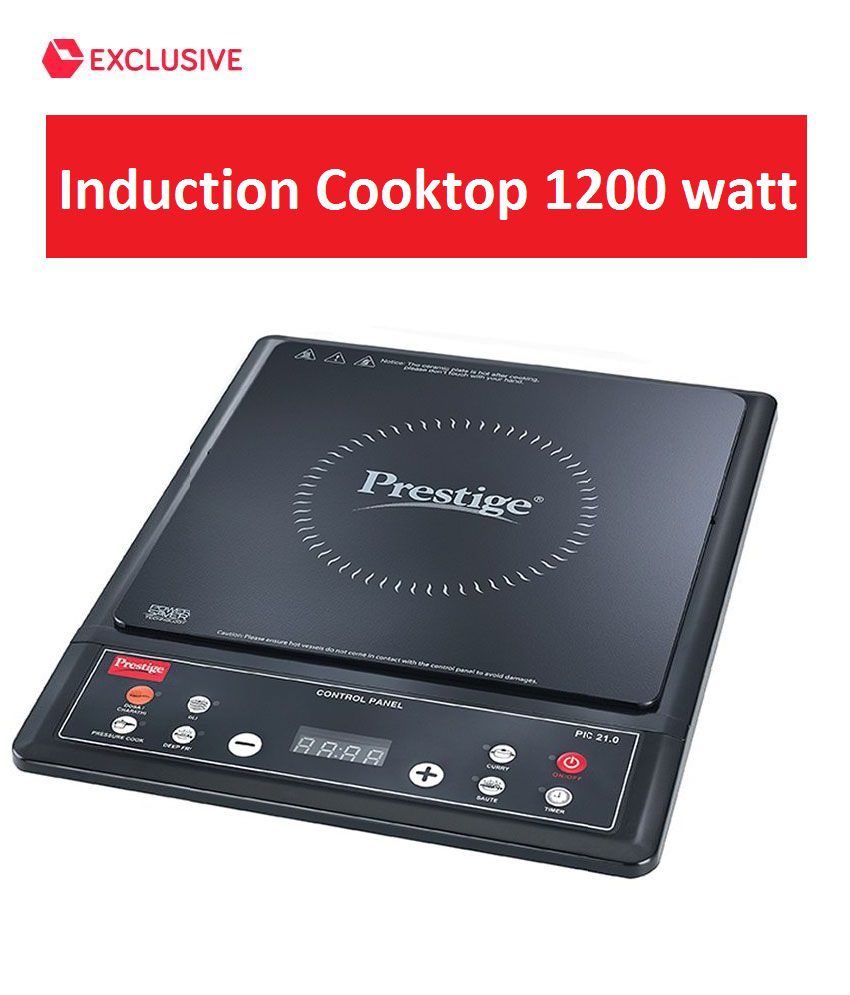 Snapdeal-Prestige 1200 Watt PIC-21 Induction Cooktop at Only Rs.1744