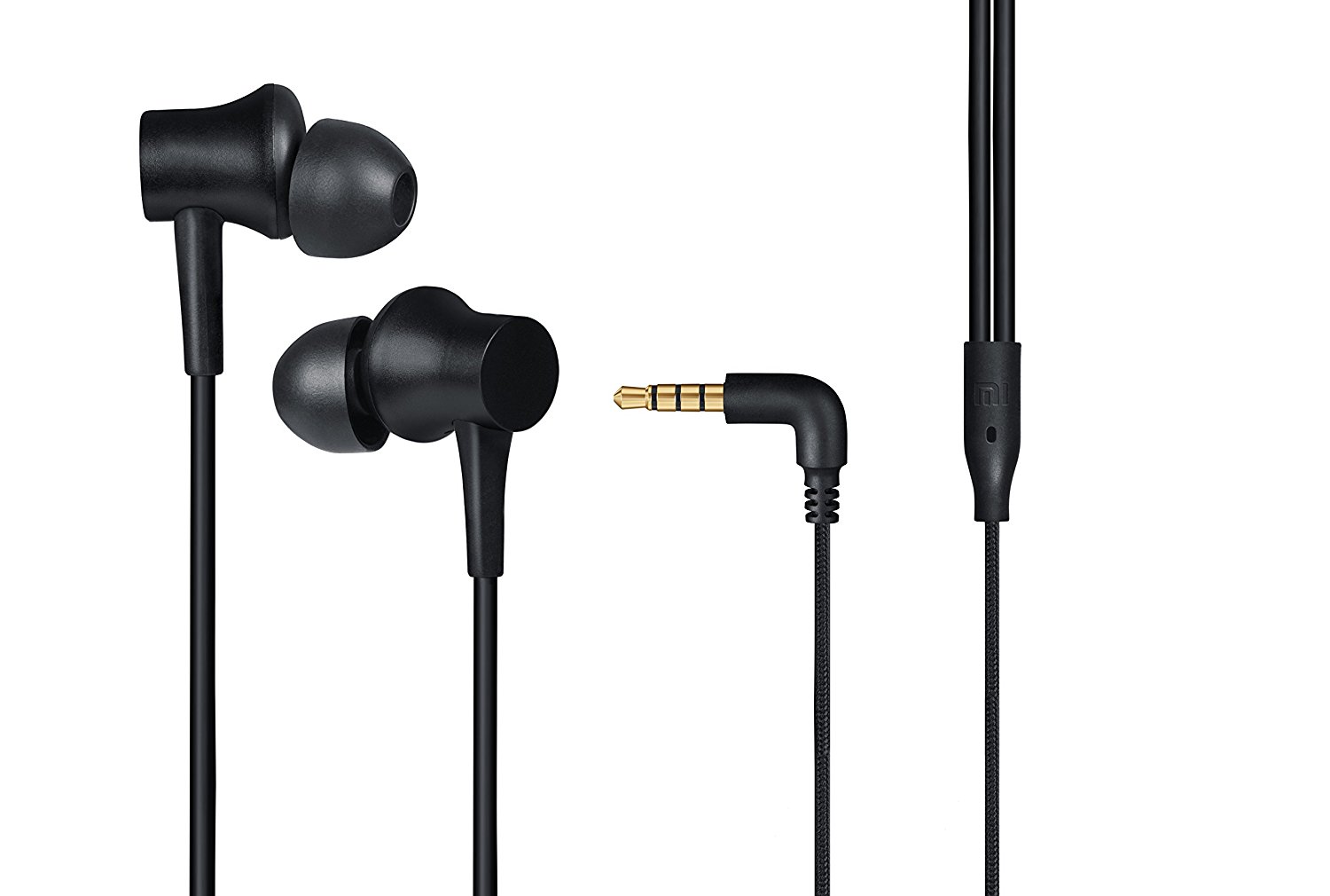 Mi Earphones Basic with Mic (Black)