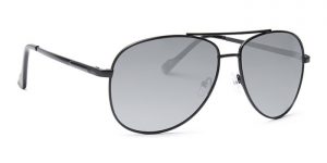 Black Polarized Pilot Sunglasses for Men and Women