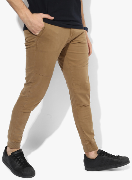 Jabong – Get Blackberrys Brown Solid Joggers @ Only Rs. 1540
