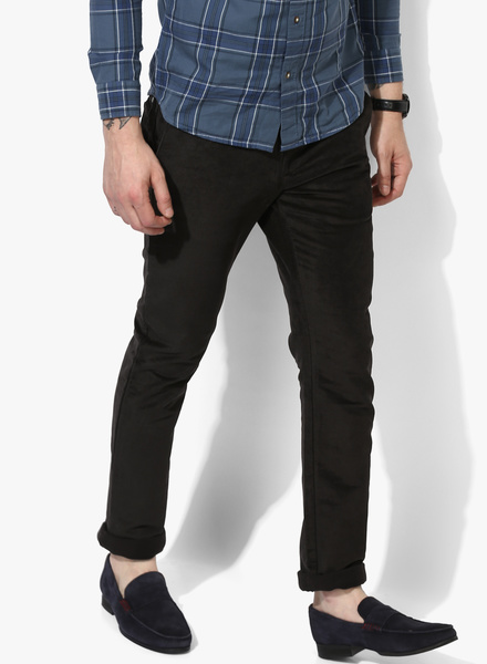 Jabong – Get Blackberrys Dark Grey Textured Slim Fit Corduroy Trouser @ Only Rs. 1648