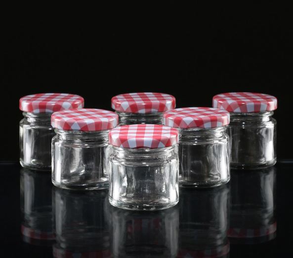 Pepperfry- Buy Circleware Cylindrical 60 ML Small Jar – Set Of 6