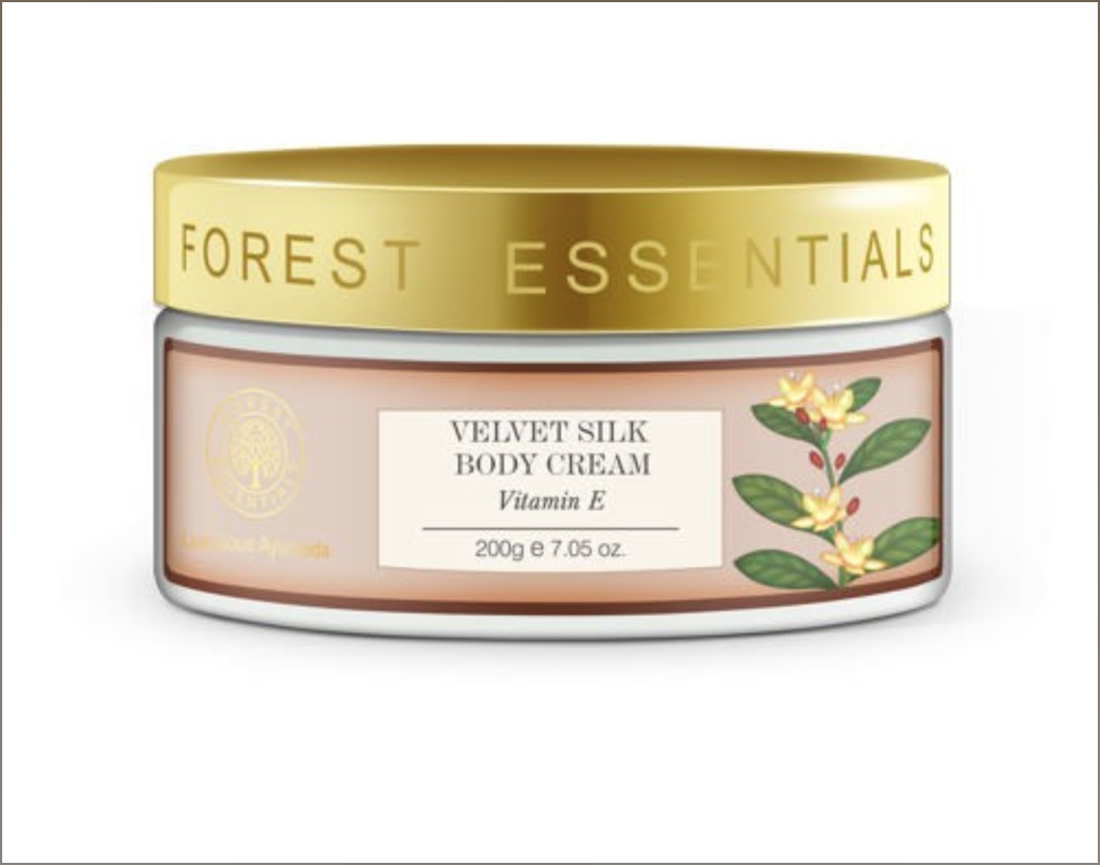 Forest Essentials- Buy VELVET SILK BODY CREAM VITAMIN E at just Rs. 1675