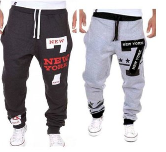 Trendyz combo pack of black and grey track pants with zipper pockets