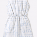 AJIO- Buy Checked Sleeveless Dress with Elasticated Waist at only Rs. 599