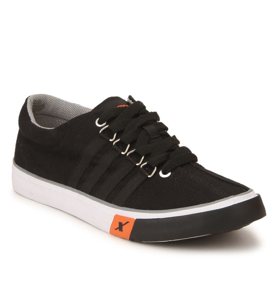 Snapdeal- Buy Sparx SC0162G Black Canvas Casual Shoes at just Rs. 899