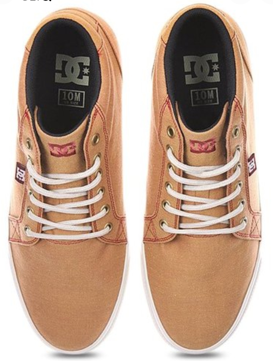 TATA CLIQ- Get DC Council Mid wheat Ankle high Sneakers at only Rs.1997