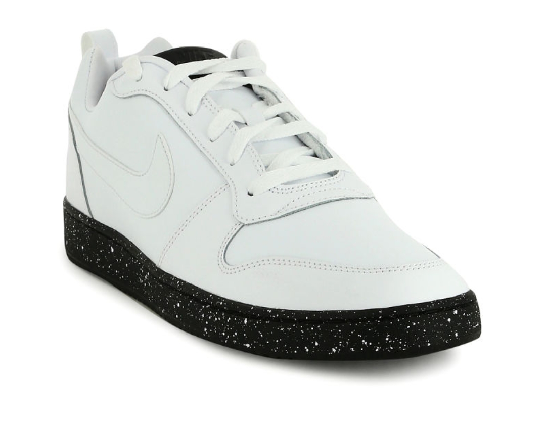 Nike Men White Court Borough Low SE Leather Sneakers