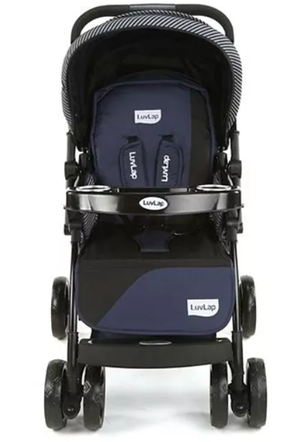 Firstcry-LuvLap Galaxy Baby Stroller – Black only at Rs. 5359.20
