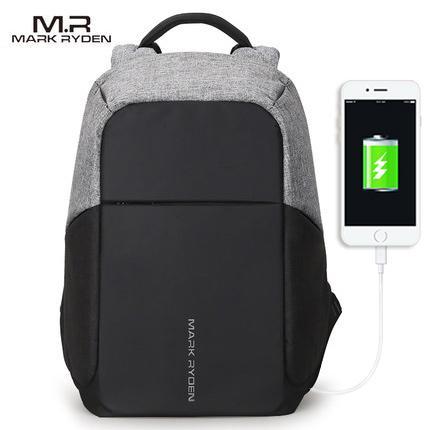 MarkRyden-Get Anti-Theft Mobile Charging Multi-function Backpack at Only Rs.3,499