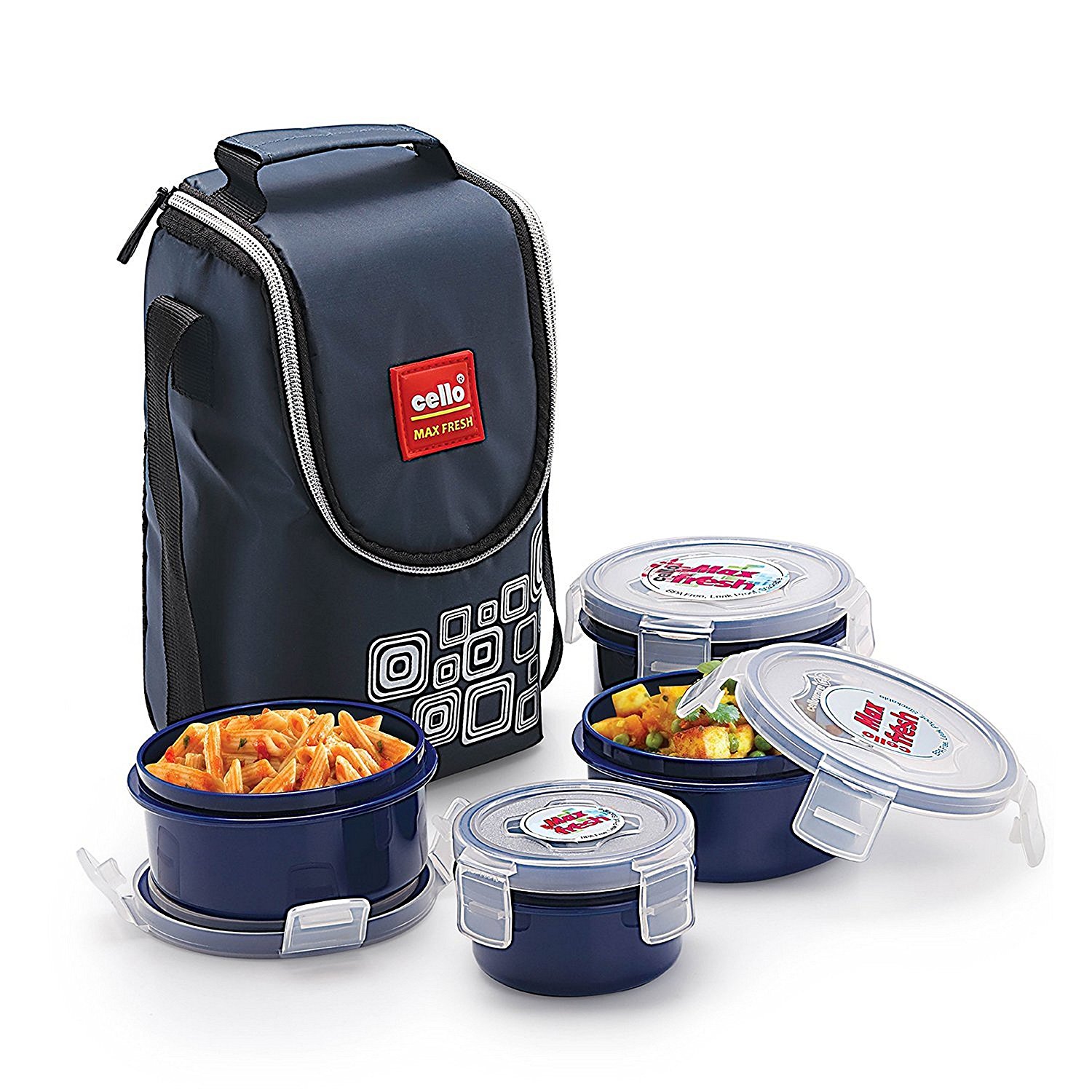 Amazon Offers – Cello Lunch Box Set, 4-Pieces at just Rs.419