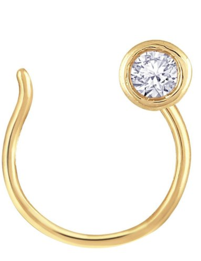 Tatacliq Offers – Malabar Gold and Diamonds 18k Gold & 0.02 ct Diamond Nosepin