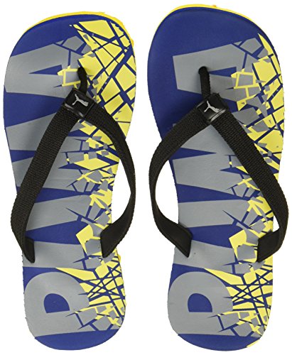 Amazon Offers – Puma Men’s Pop Art II Surf The Web, Quarry and Blazing Yellow Flip Flops Thong Sandals – 6 UK/India (39 EU)(36652703) at only Rs. 186.00